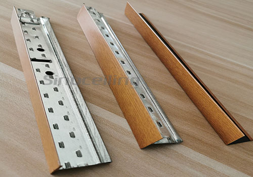 Wooden Color Ceiling T Grid