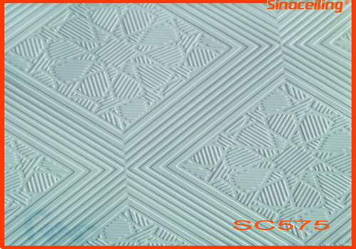 PVC Laminated Gypsum Tile