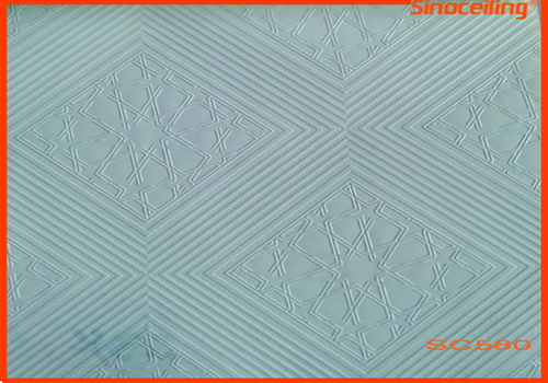 PVC Laminated Gypsum Tile