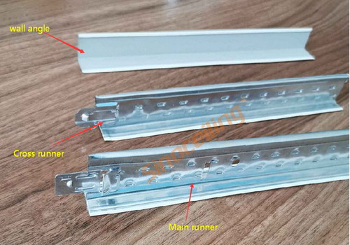 main tee, cross tee, ceiling tee bars