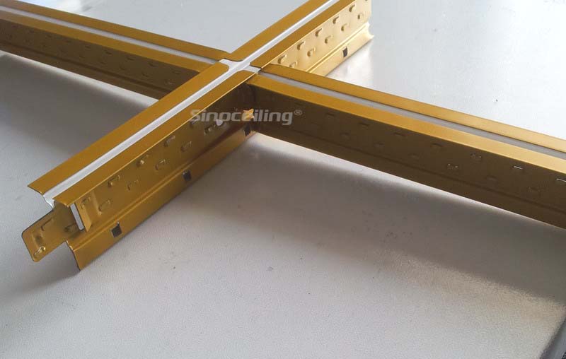 FUT golden coating,ceiling tee grids