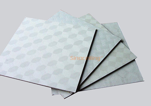 gypsum ceiling tile,white color