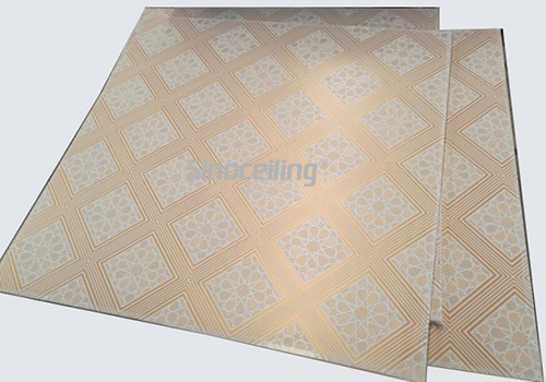 pvc gypsum board,golden color