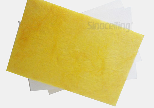 fiberglass ceiling board,bared sides