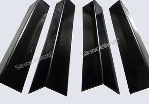 22x22mm black coating wall angle
