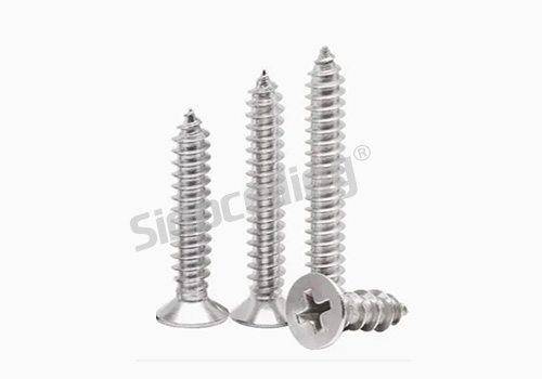 full thread countersunk tapping screws