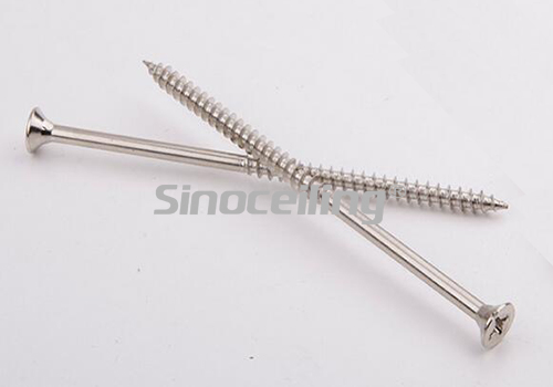 half thread chipboard screw zinc coated