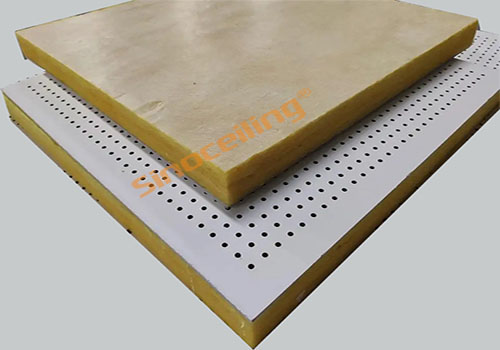 glass wool compounded board,perforation