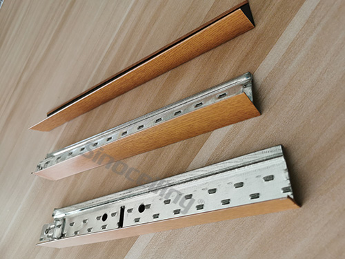 Wooden Color Ceiling T Grid