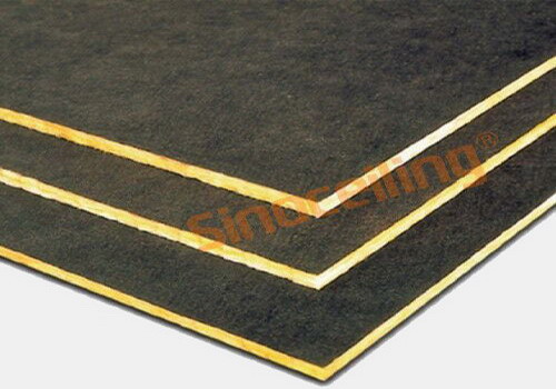 black acoustic glasswool ceiling tile